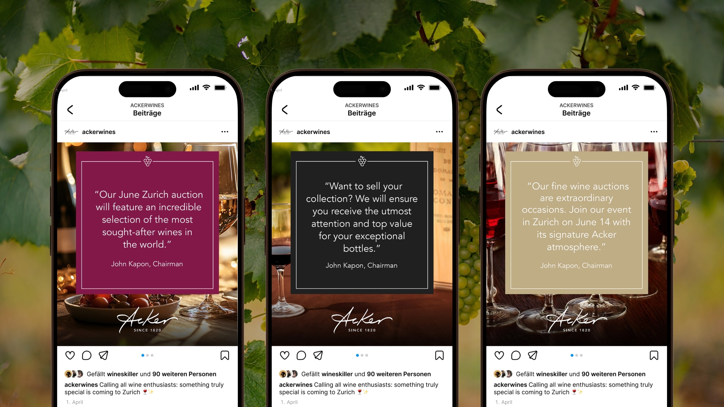 social media werbeagentur ackerwine