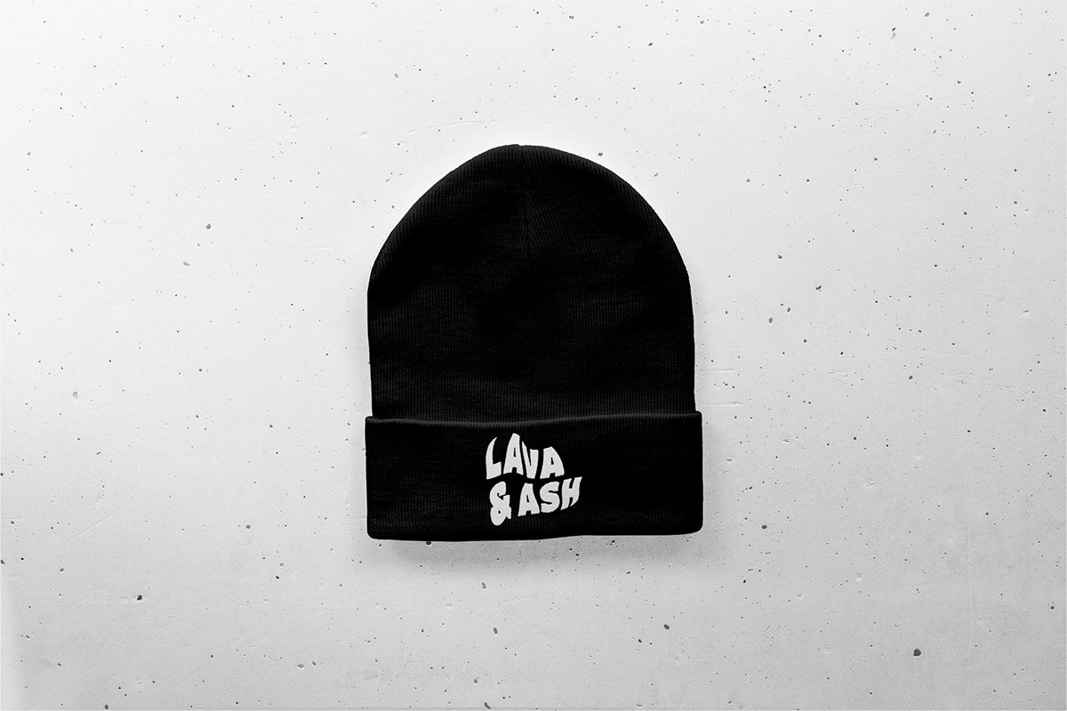 lava und ash branding