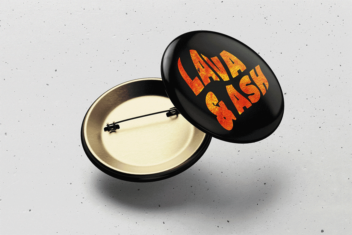 lava und ash branding