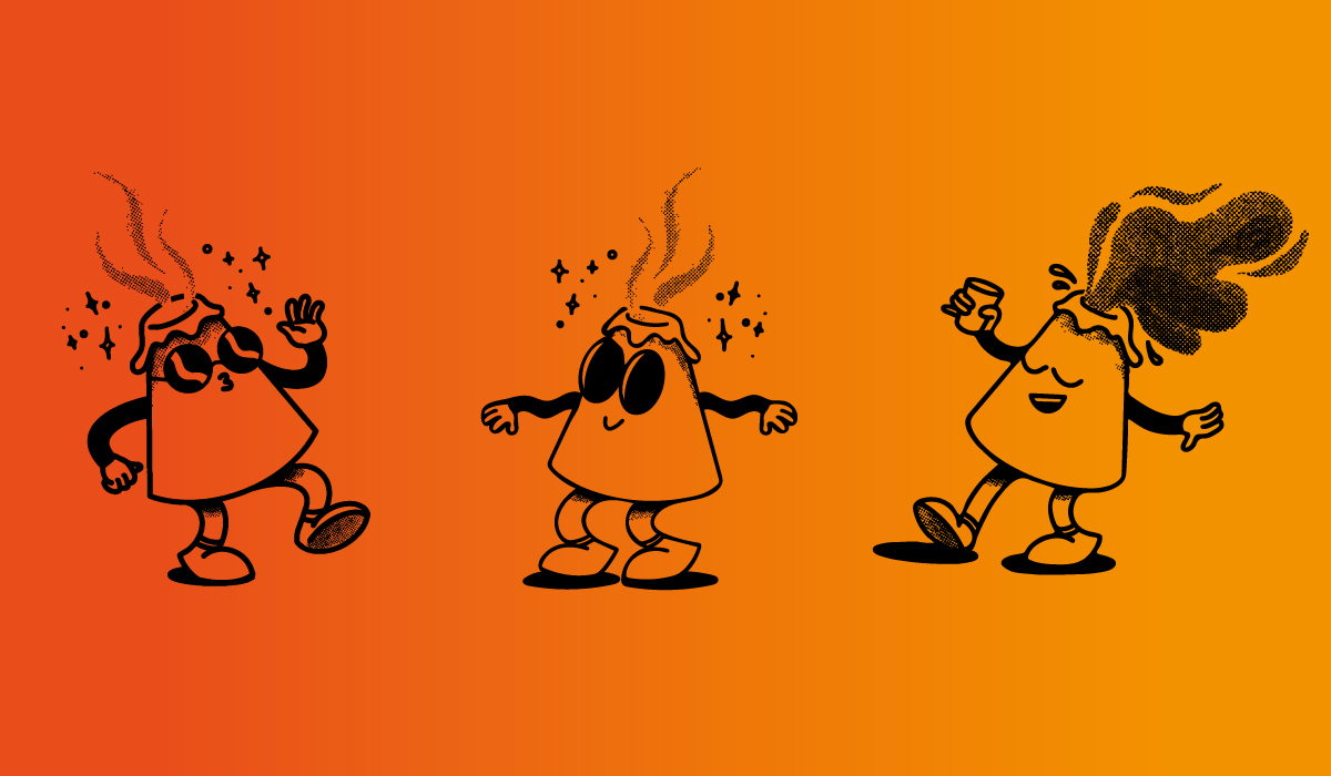 lava und ash branding