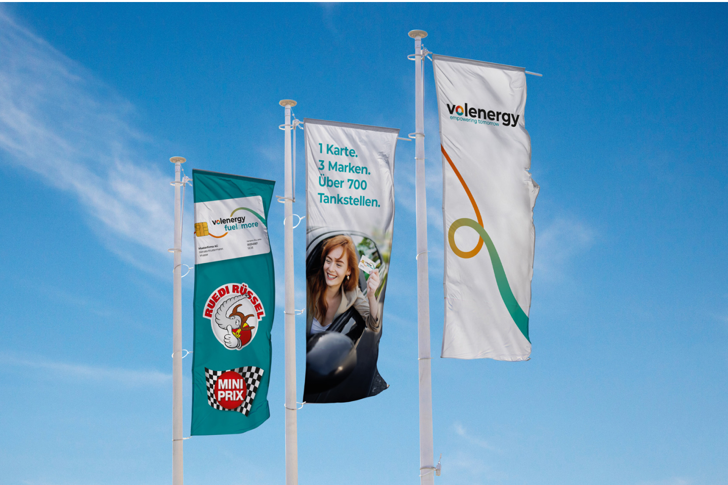 Moveri Branding Fahnen