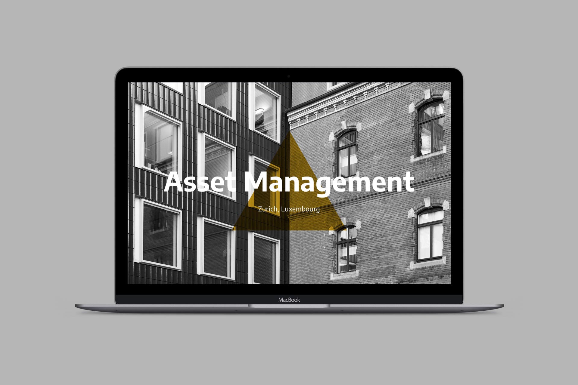 Macbook mit Website von Kieger