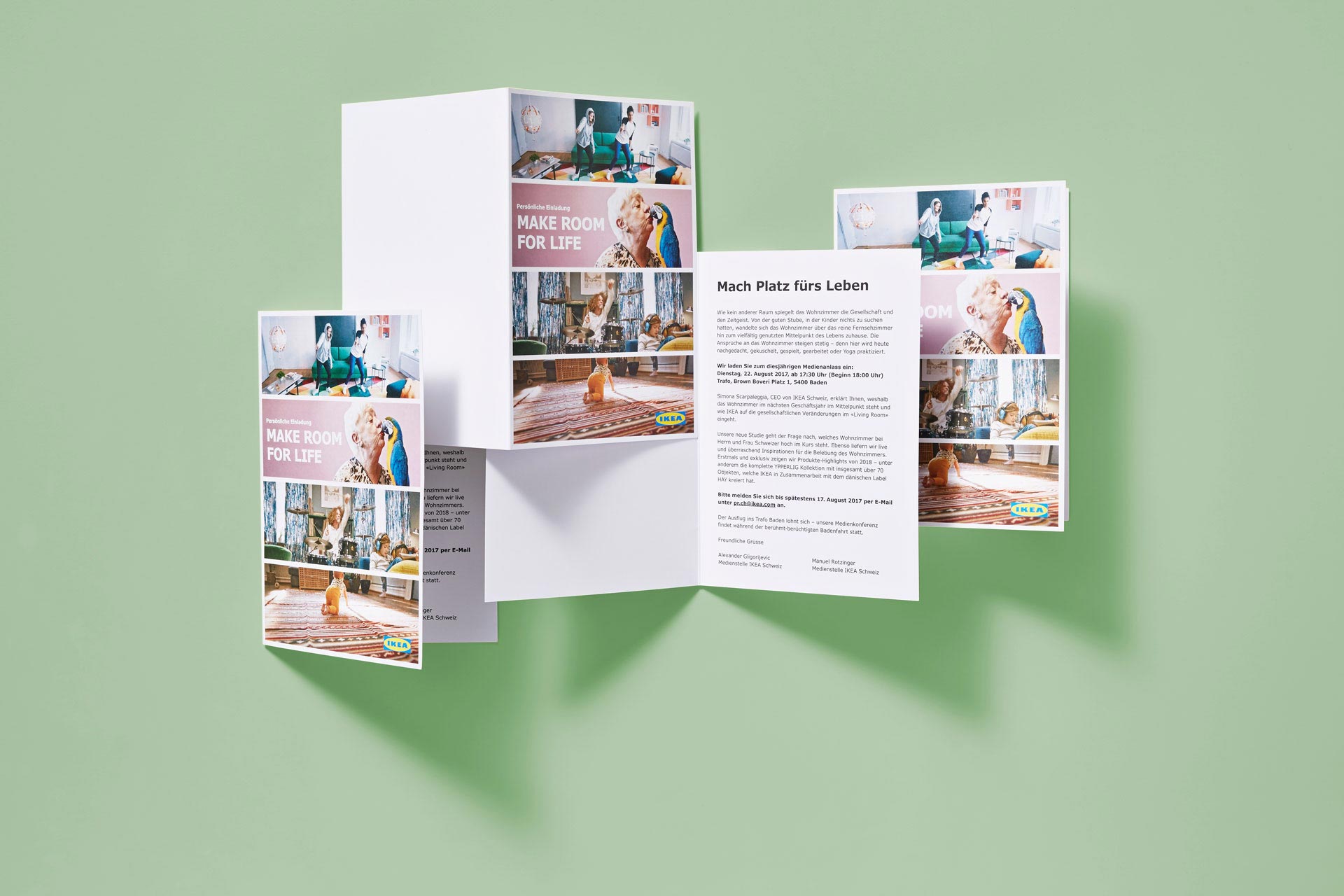 Einladung zum Catalogue Launch-Event in Baden