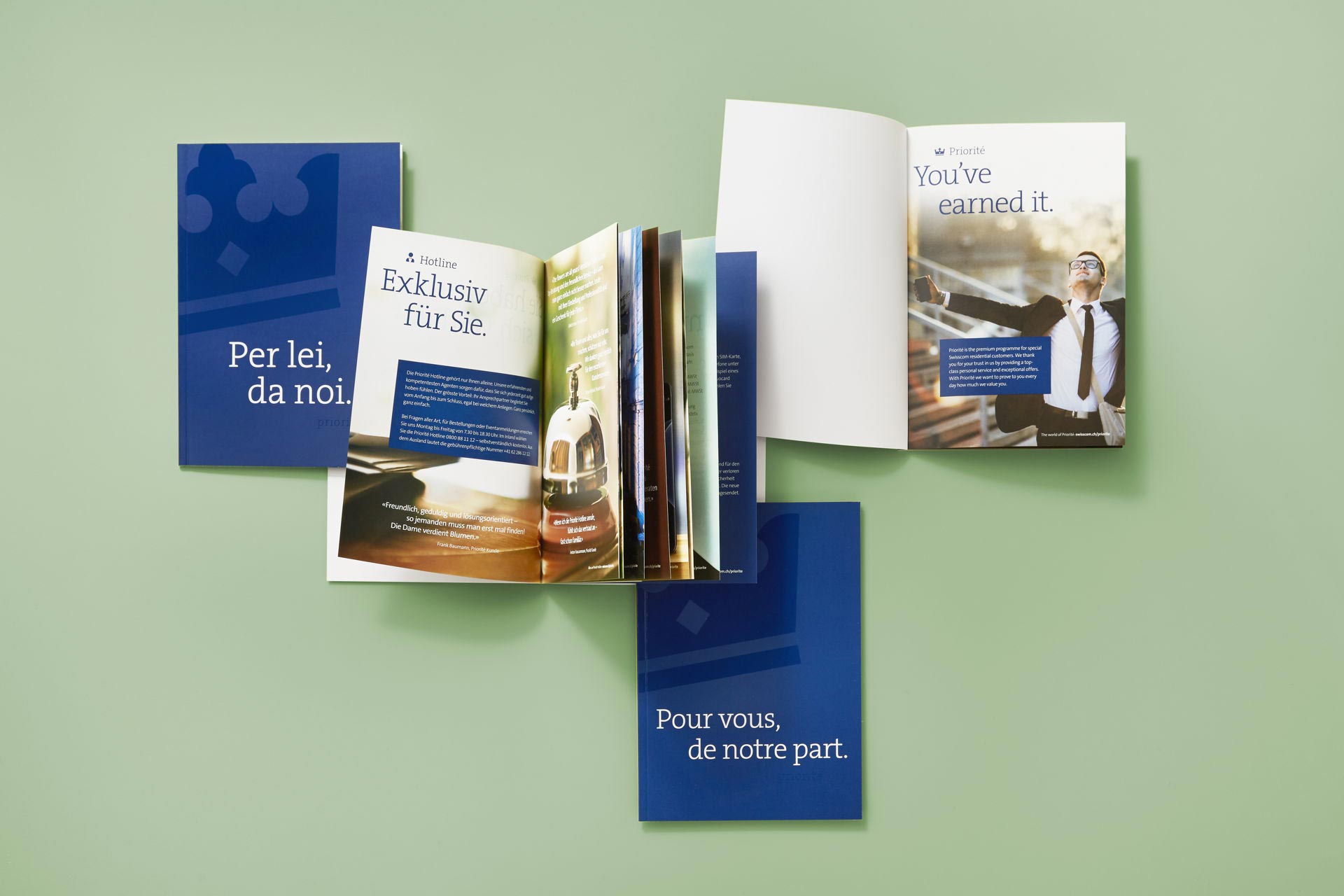 Swisscom Priorité Kundenbroschüre