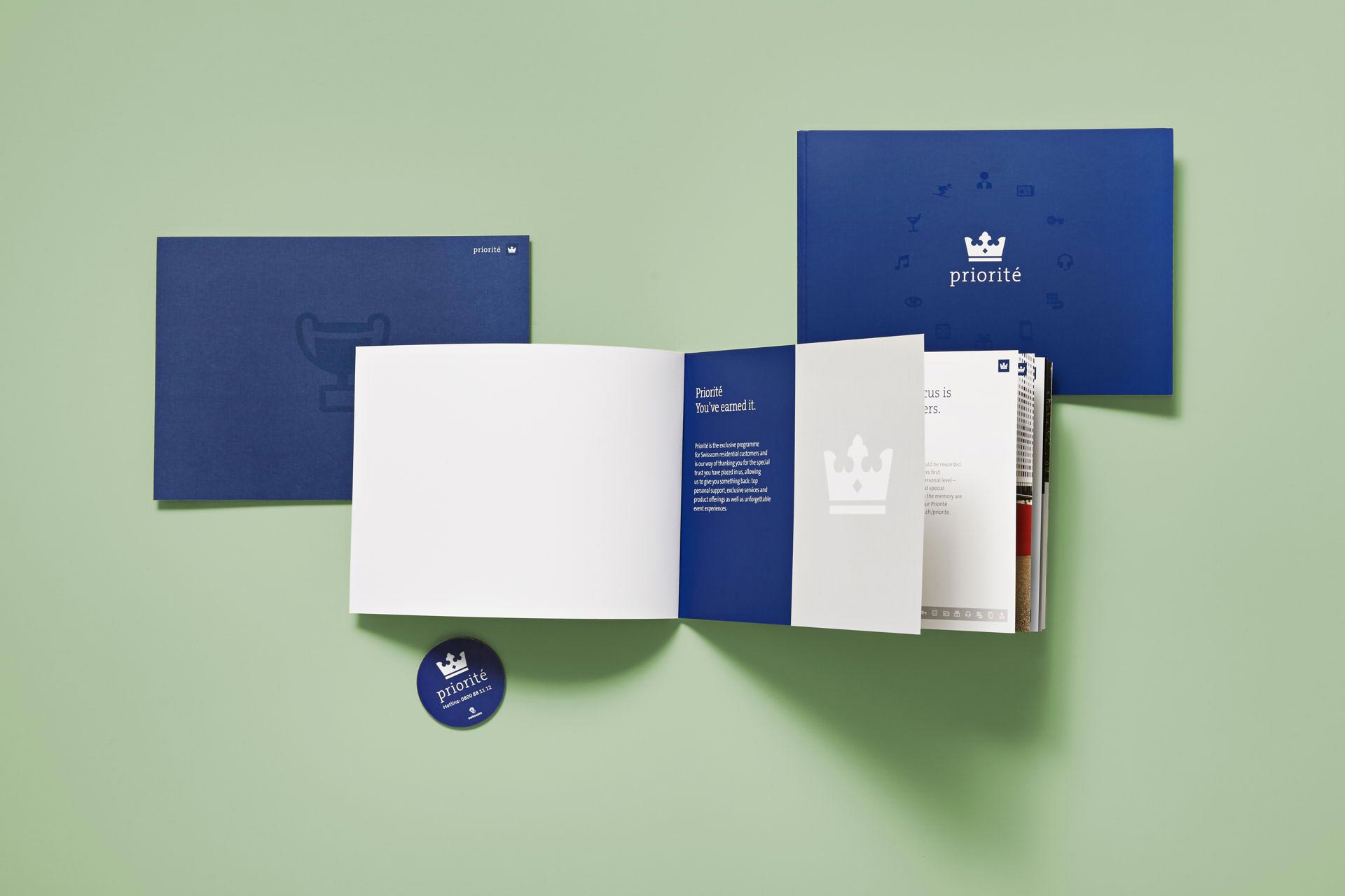 Swisscom Priorité Kundenbroschüre